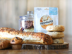 Handcrafted Mini Farm Gift Crate + FRESHPAPER for Bread