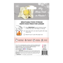 FRESHWRAP: Natural & Reusable Food-Saver Wraps