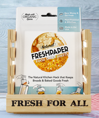 Handcrafted Mini Farm Gift Crate + FRESHPAPER for Bread
