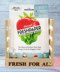 Handcrafted Mini Farm Gift Crate + FRESHPAPER for Produce