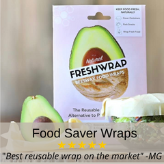 FRESHWRAP: Natural & Reusable Food-Saver Wraps